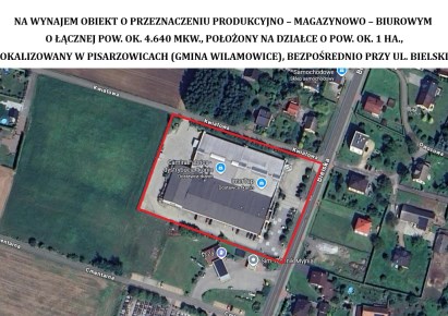 obiekt na wynajem - Wilamowice (gw), Pisarzowice